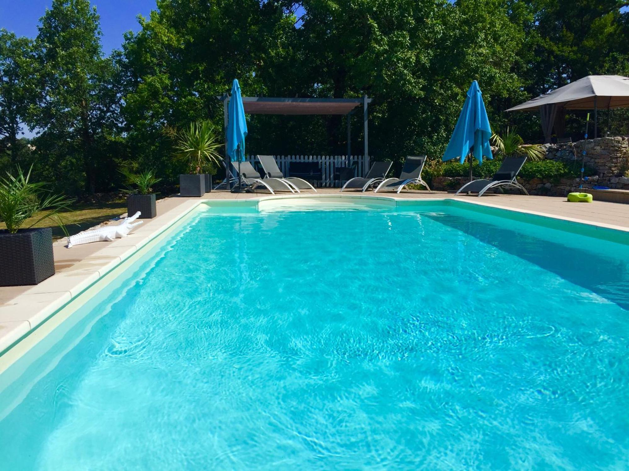 Maison De Campagne Avec Piscine Beduer Екстер'єр фото